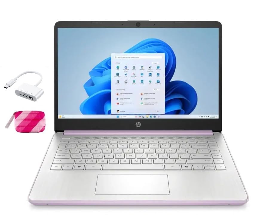 HP 2025 Student Business Laptop, Intel Processor N150(up to 3.6 GHz), 14 Inch LED Screen,1 Year Office 365, Windows 11 Home,w/YYY Accessories,