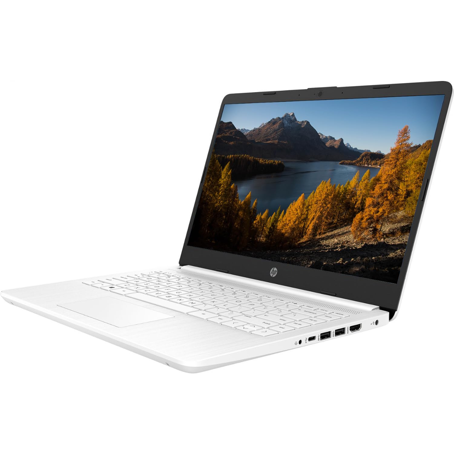 HP Essential Laptop, 14" HD Display, Intel Celeron N4120, Webcam, Type-C, SD Card Reader, HDMI, Wi-Fi, Windows 11 Home, Black