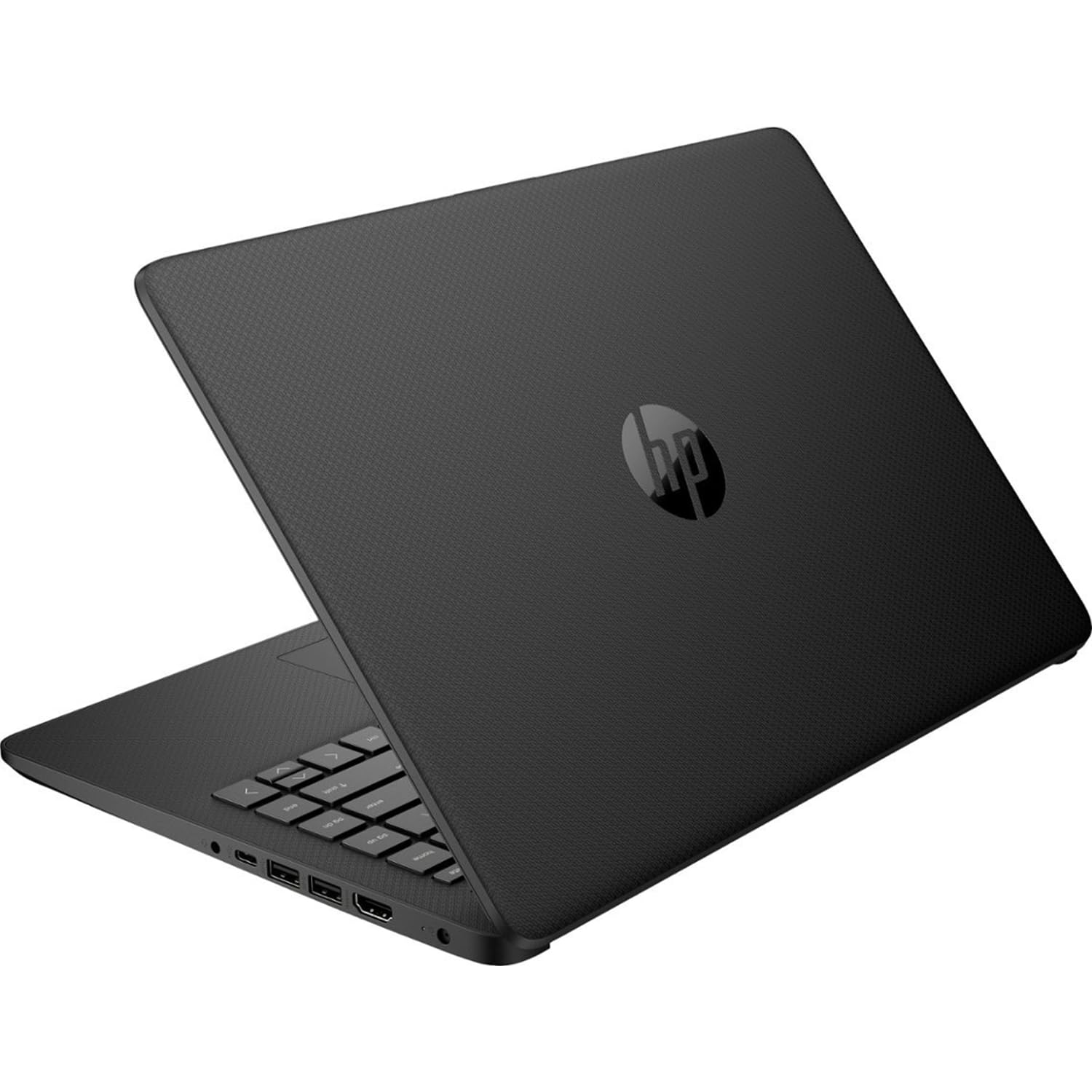 HP Essential Laptop, 14" HD Display, Intel Celeron N4120, Webcam, Type-C, SD Card Reader, HDMI, Wi-Fi, Windows 11 Home, Black
