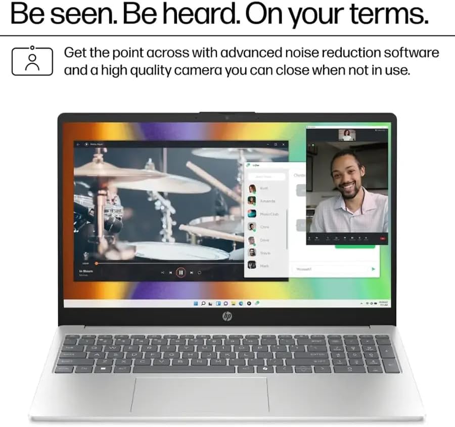 HP 15.6inch Touchscreen Business Laptop - Intel 13th Core i3-1315U(Up to 4.5GHz), Intel UHD Graphics, Anti-Glare, Windows 11 Pro (8 GB RAM, 512 GB SSD)