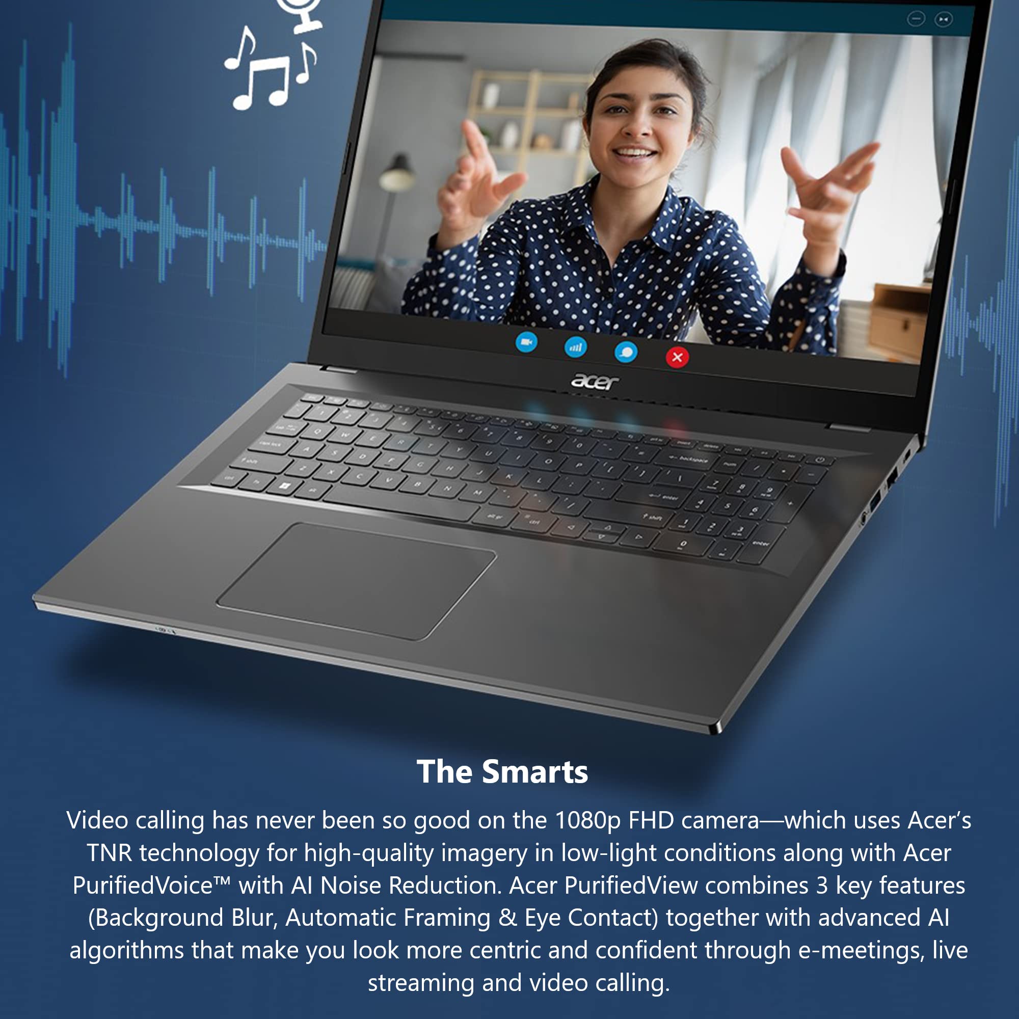 acer Aspire 5 A515-57-598B Slim Laptop - 15.6" Full HD IPS Display - 12th Gen Intel i5-12450H Octa Core Processor - 16GB DDR4-512GB NVMe SSD - WiFi 6 - Amazon Alexa - Windows 11 Home, Gray