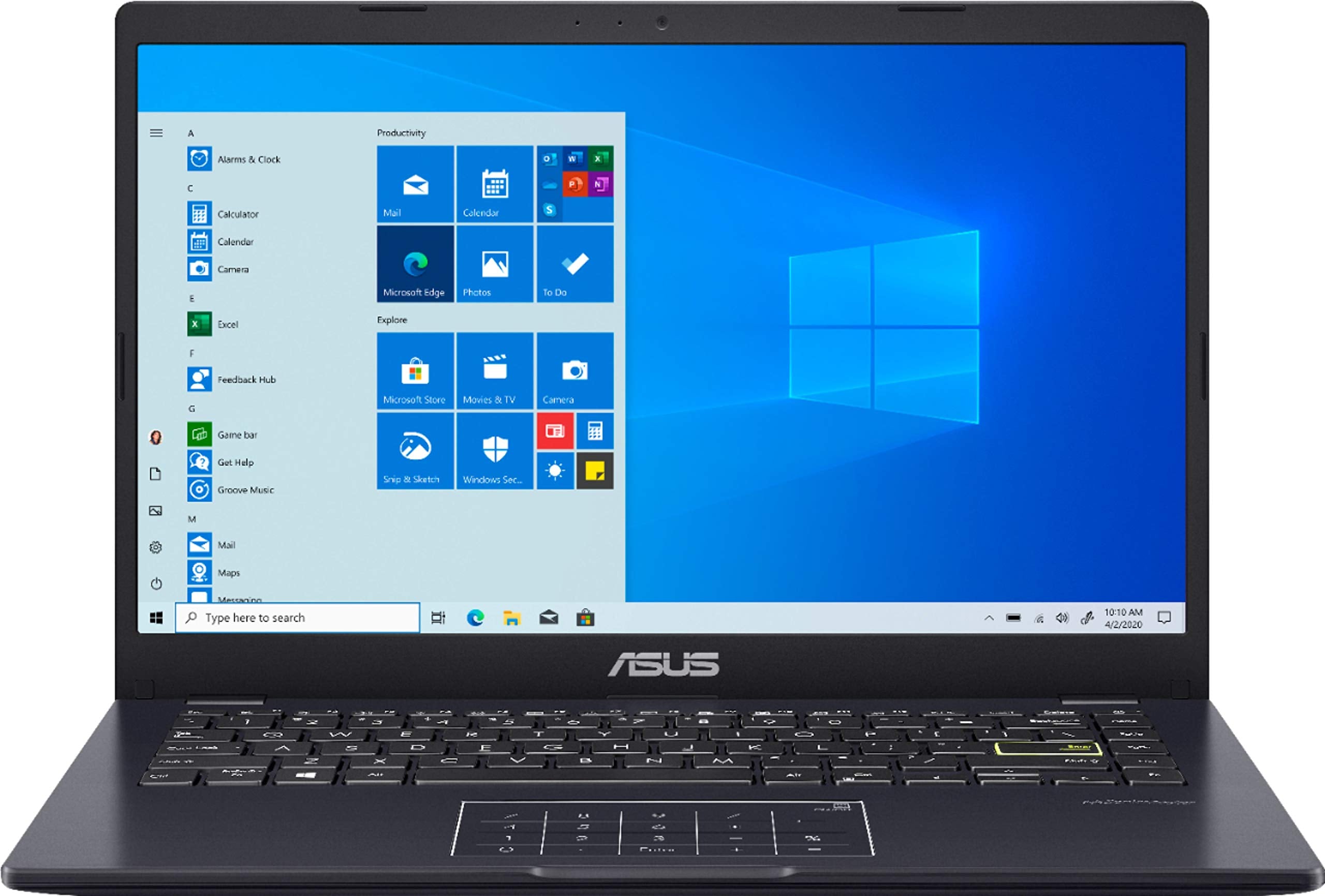 ASUS 2022 14" Thin Light Business Student Laptop Computer