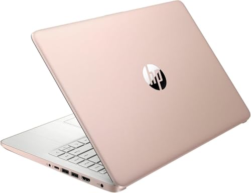 HP Essential Laptop, 14" HD Display, Intel Celeron N4120, Webcam, Type-C, SD Card Reader, HDMI, Wi-Fi, Windows 11 Home, Black
