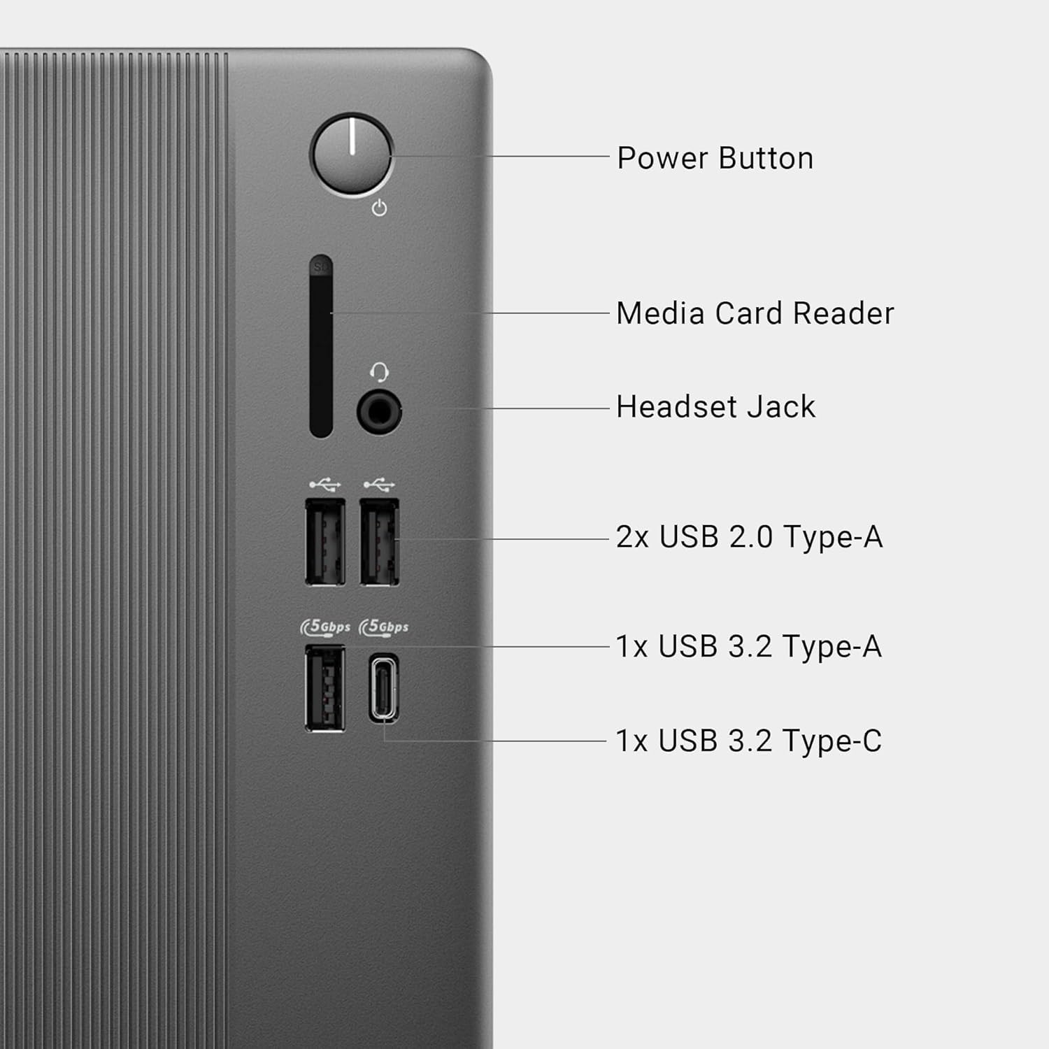 Dell 2025 ECT1250 Business Desktop - Intel Ultra 5-225, (10 Core Processor 10 Threads), Ultra-Quiet Design, Dual 4K Monitor Support, Windows 11